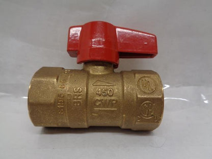 NEW BRS GAS BALL VALVE 3/4" 450 CWP S195 5G R22T9