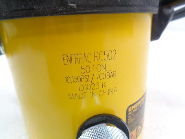 ENERPAC RC502 HYDRAULIC CYLINDER 2" STROKE 50 TON CAPACITY NEW H1