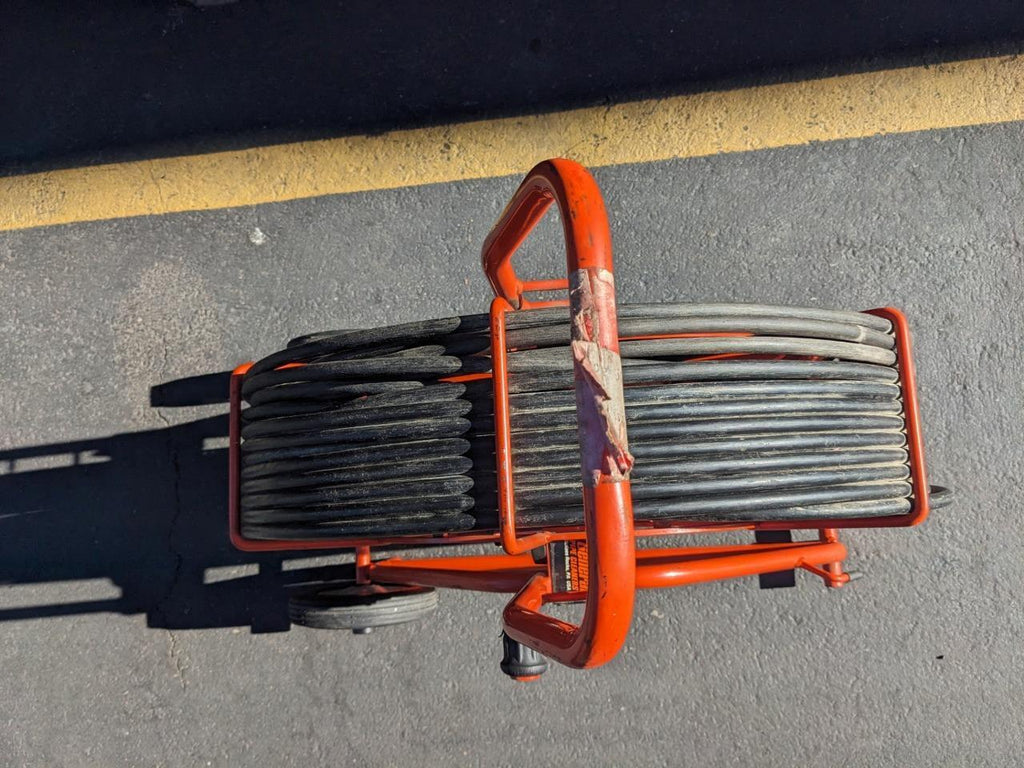 GENERAL PIPE CLEANERS 117830 GEN-EYE POD 200FT PIPE CAMERA & REEL ONLY USED B2