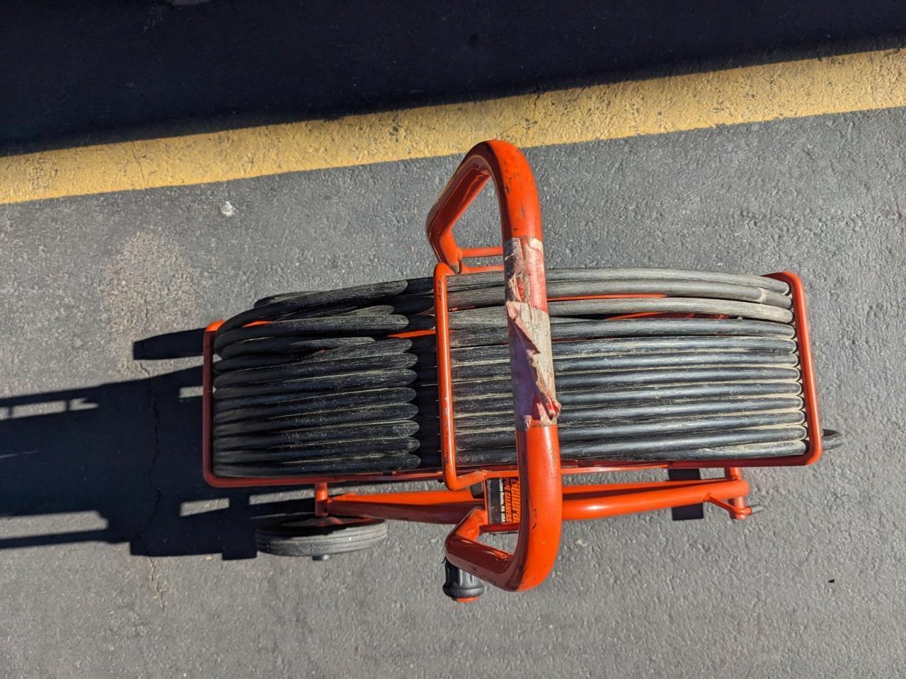 GENERAL PIPE CLEANERS 117830 GEN-EYE POD 200FT PIPE CAMERA & REEL ONLY USED B2