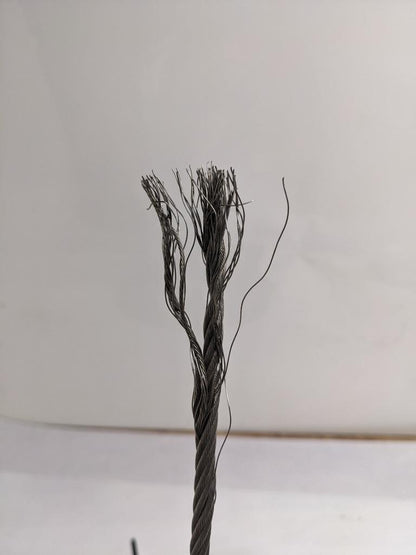 UNBRANDED 400 FT WIRE ROPE 1/4" DIAMETER STAINLESS STEEL GALVANIZED NEW R3