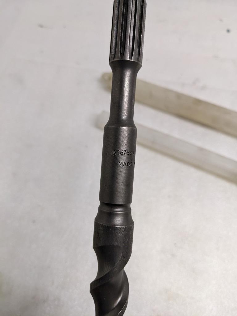 UNBRANDED DRILL BIT 1" X 15-3/4" 12-SPLINE SHANK CARBIDE TIP NEW R22T2