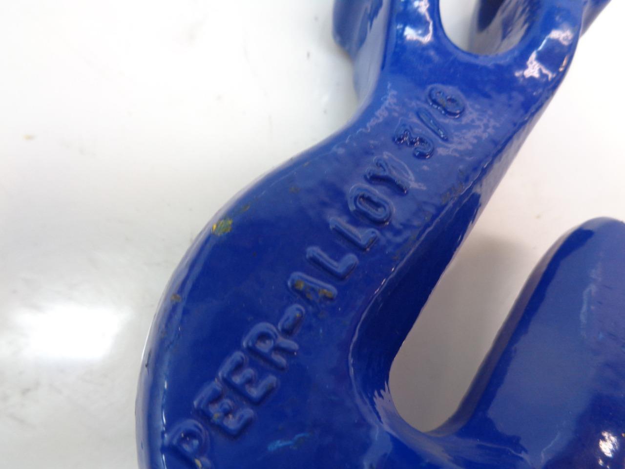 NEW PEER-ALLOY 3/8" SLIP CRADLE GRAB HOOK BLUE R22T2