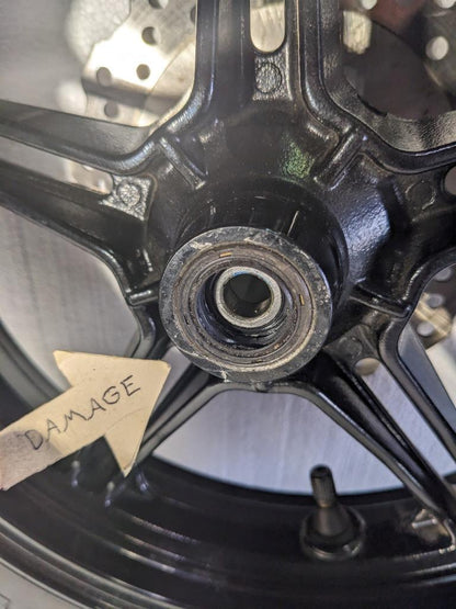 KAWASAKI F-0633 FRONT WHEEL 12XMT2.5 & 100/90-12 49J TIRE FOR Z125 PRO NEW KSLR