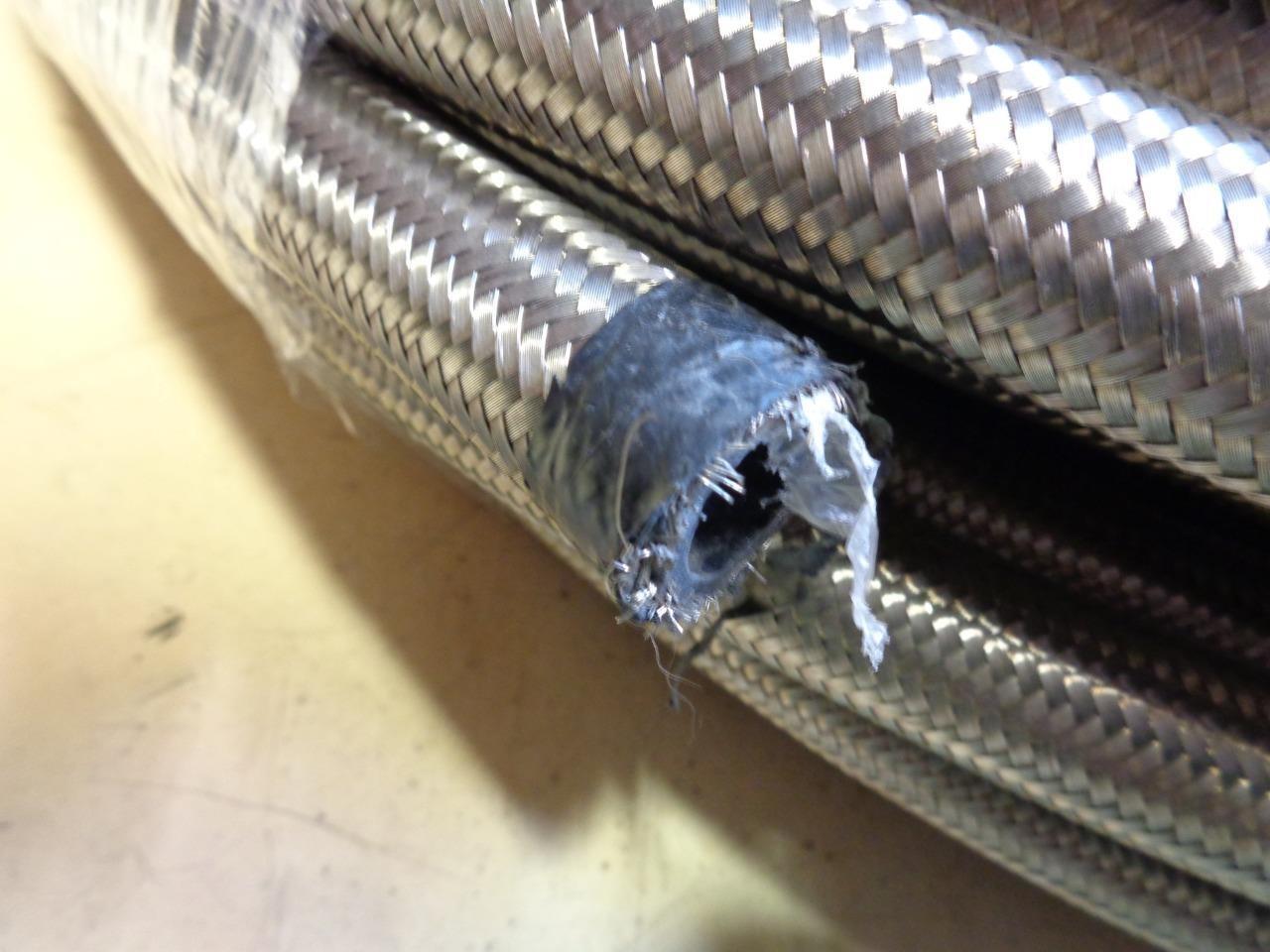 NEW UNBRANDED BRAIDED HOSE 1" (O.D) APPROXIMATELY 200 FEET R3