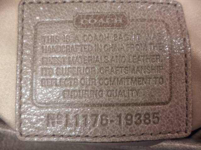 NWT COACH KRISTIN PINNACLE LEATHER PURSE / TOTE B4/FAWN 19385 GENUINE SR