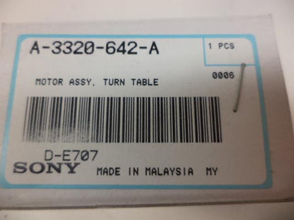 NEW SONY MOTOR ASSY TURN TABLE SPINDLE A-3320-642-A R4TE