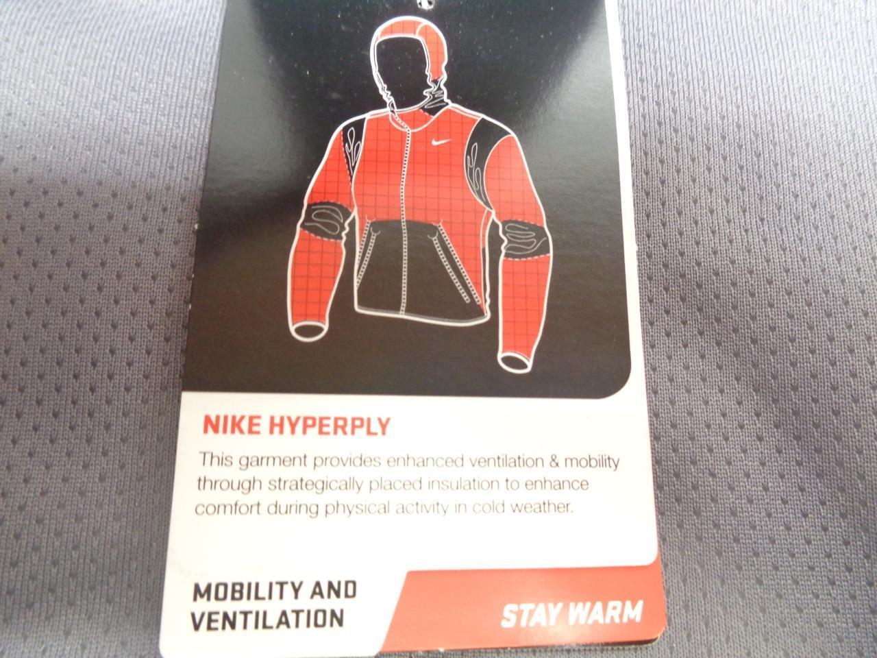 NEW MEN'S NIKE HYPERFLY BASKETBALL JACKET GRAY SIZE XL 503426 085 SR