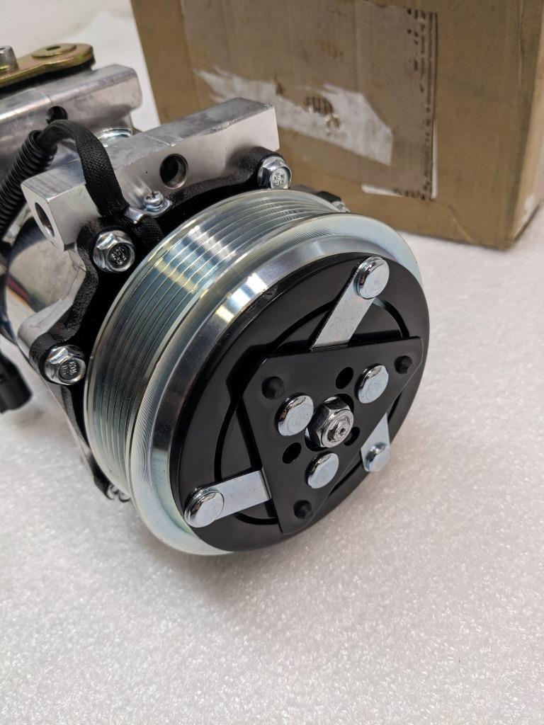 7H15 AC COMPRESSOR 77595 W/ 6 GROOVE CLUTCH FOR PETERBILT KENWORTH TRUCKS NEW R1