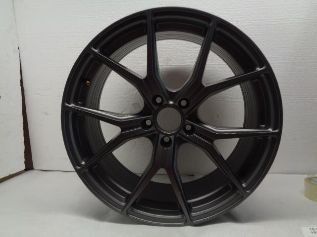 NEW UNBRANDED CUSTOM 5 LRG SPOKE 19 INCH GUNMETAL GREY 19X8.5 5X112 OFFSET 45 WR