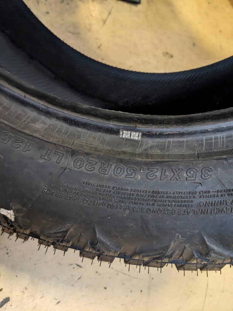 YOKOHAMA GEOLANDAR X-AT LT 35 12.50 20 125Q LRF 12PLY TIRE 110116036 CQ1