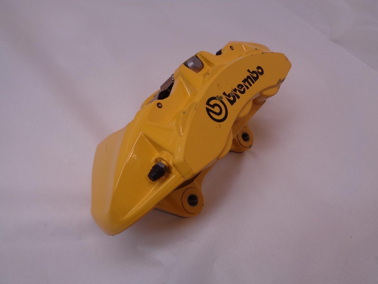 1 NEW GM/DODGE YELLOW BREMBO 6 PISTON REAR BRAKE CALIPER w/ PADS R7