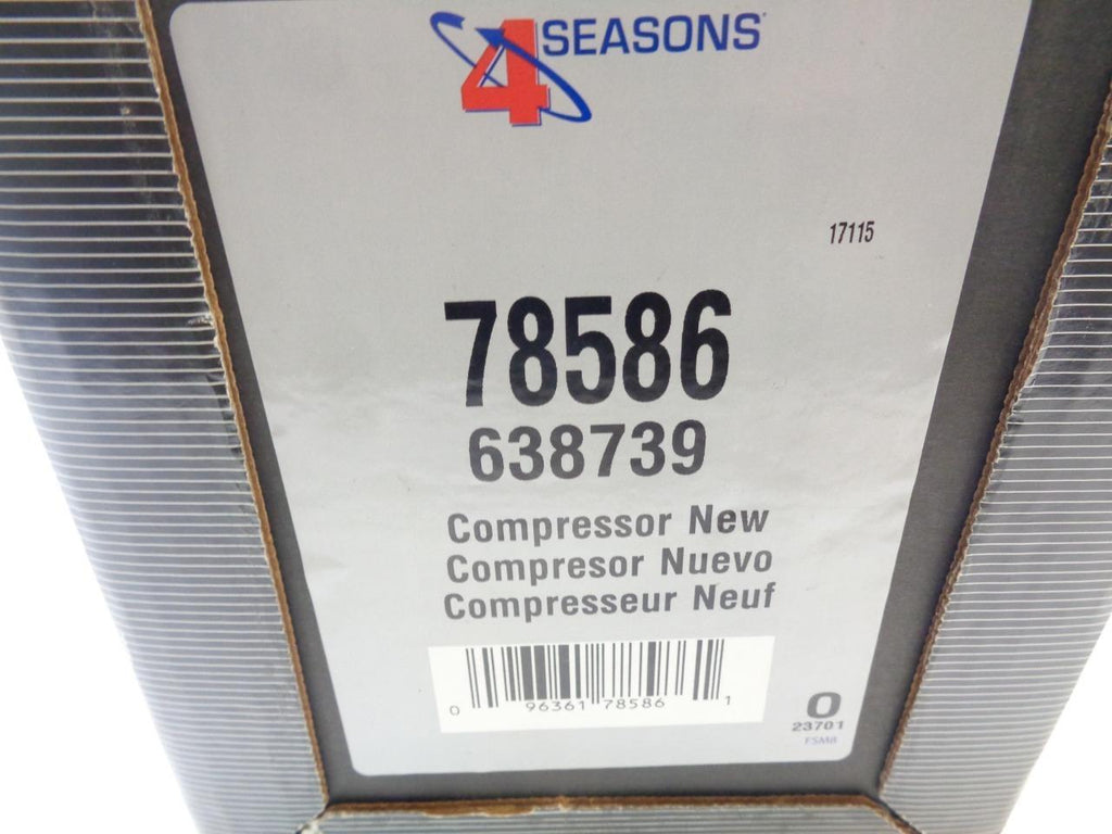 NEW 4 SEASONS 78586 AC COMPRESSOR 2000-08 JAGUAR (VARIOUS. SEE DESCRIPTION) R2