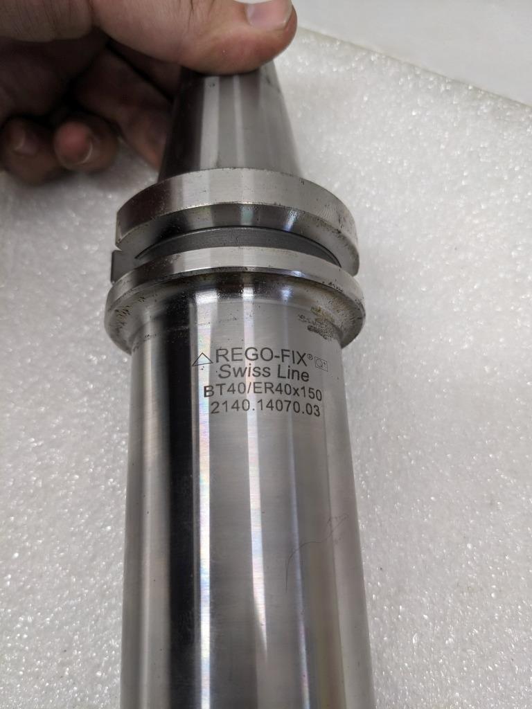 REGO-FIX BT40/ER40X150MM BT40 COLLET CHUCK X ER40 - 150MM PROJECTION NEW R27