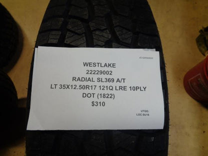 1 WESTLAKE RADIAL SL369 A/T 35 12.5 17 121Q LRE 10PLY TIRE 22229002 BQ1 SU16