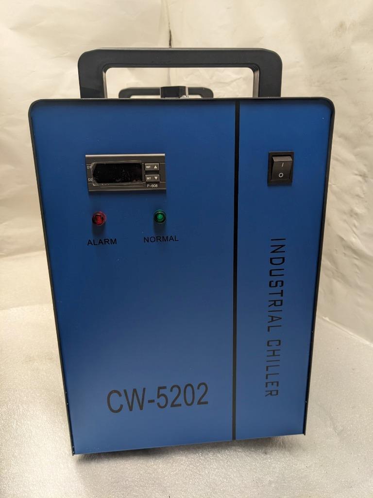 VEVOR CW-520 WATER CHILLER LASER ENGRAVER MACHINE CO2 6L 50W-150W NEW B1B2