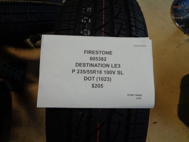 FIRESTONE DESTINATION LE3 P 235 55 18 100V SL ALL SEASON TIRE 005382 BQ4