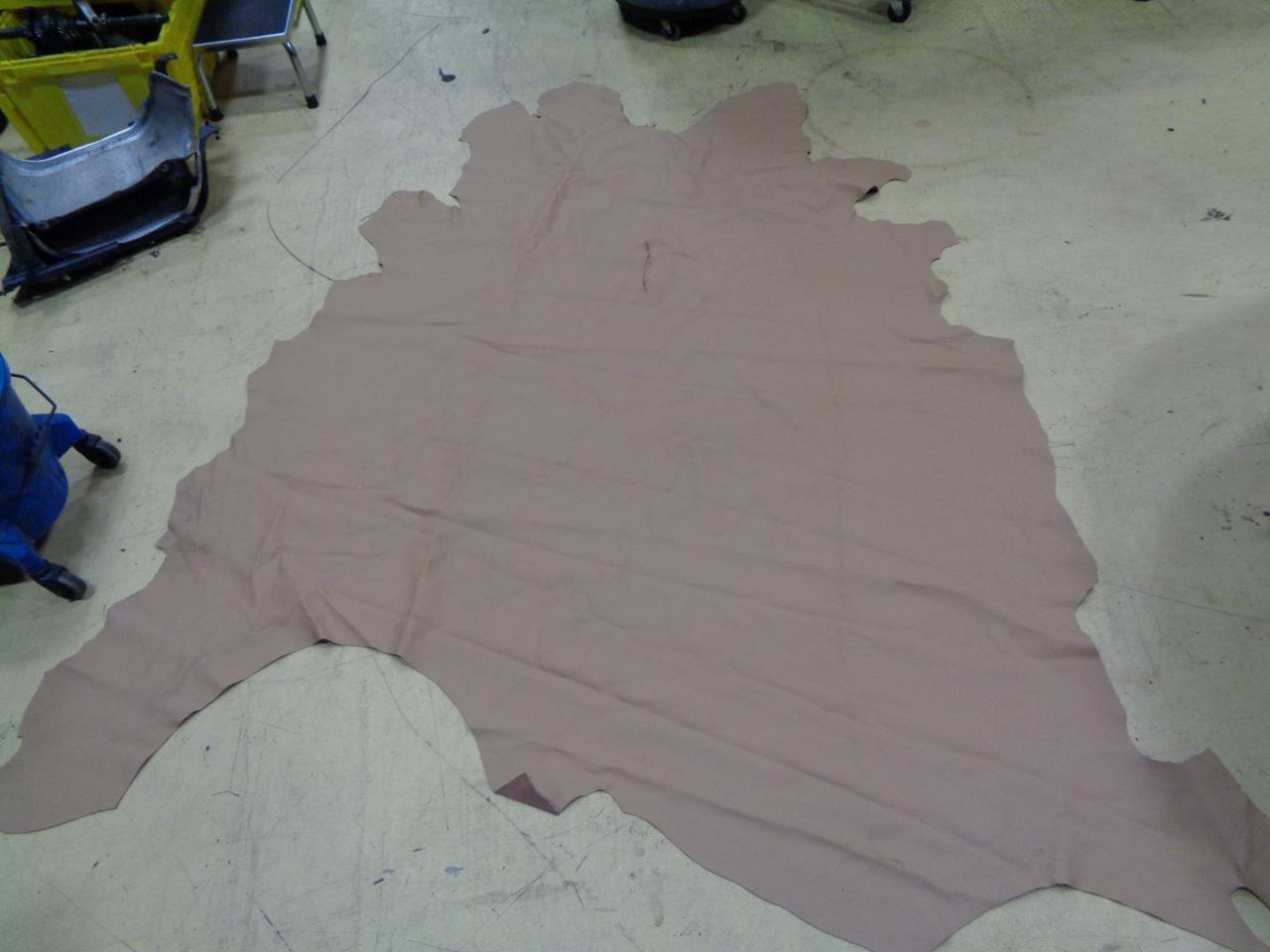 LEATHER HIDE 36.94 SQUARE FEET 3.43 SQUARE METERS TAN NEW N.1 SR