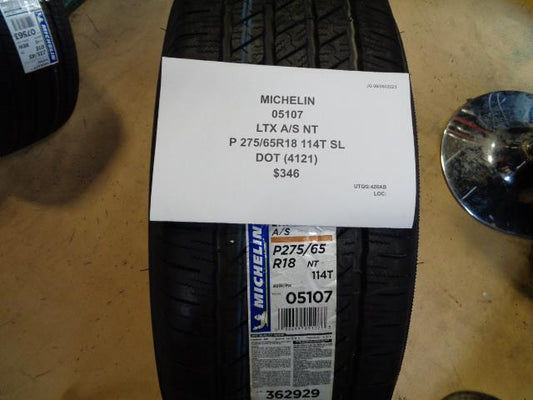 MICHELIN LTX AS NT P 275 65 18 114T SL ALL SEASON TIRE 05107 BQ4