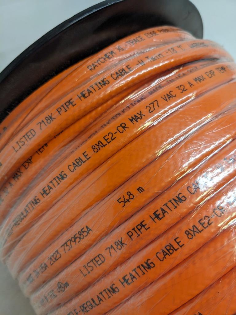 NVENT 8XLE2-CR RAYCHEM XL-TRACE SELF-REG HEATING CABLE 285 FT 205-277V NEW H2
