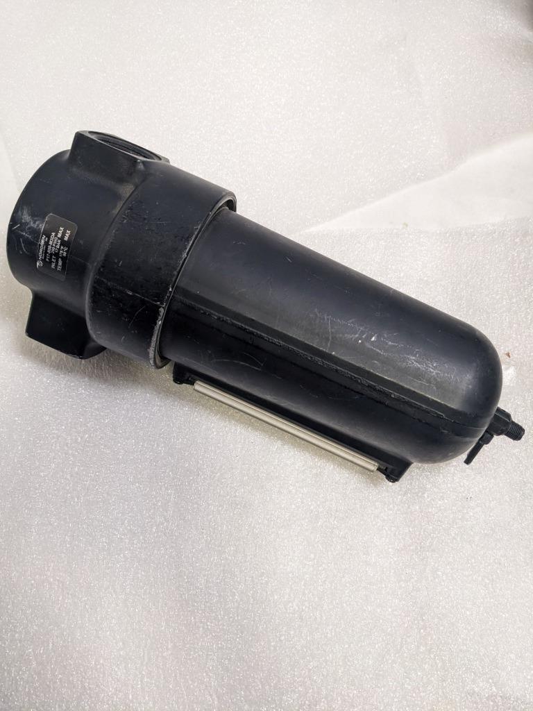 NORGREN GENERAL PURPOSE FILTER-MANUAL DRAIN- METAL BO-F17-800-M3DA USED R6