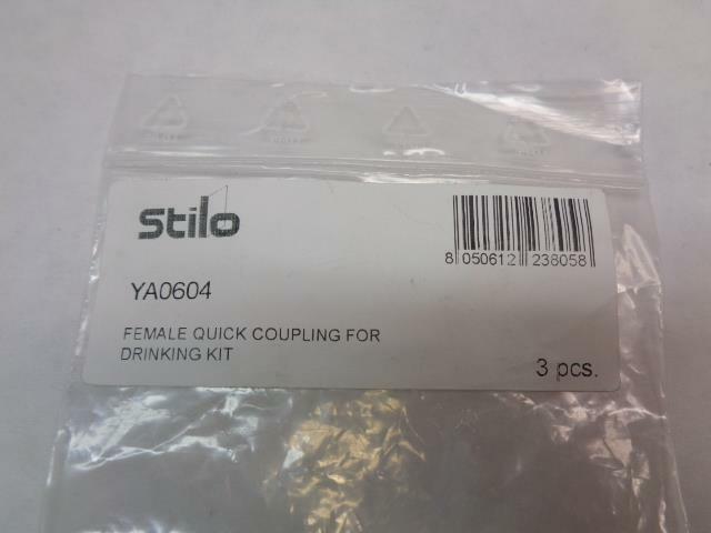 STILO HYDRATION FEMALE QUICK COUPLING 3 PACK YA0604 SR
