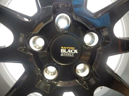 NEW SAVANI BLACK DI FORZA BM-12 GLOSS BALCK WHEEL 18X8.5 ET15 5X115 WR