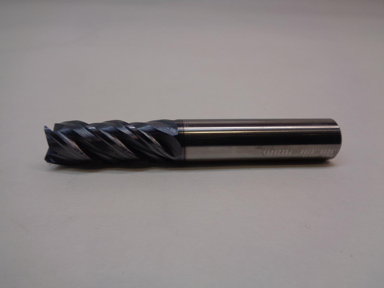KYOCERA SGS TOOLS 36618 1/2x1-1/4x3-1/4 CARBIDE 4 FLUTE END MILL R22T8