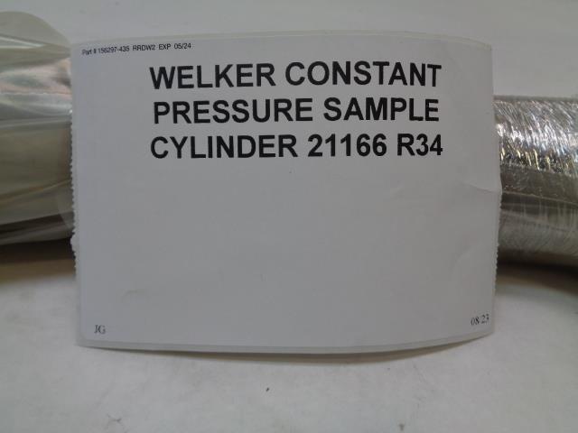 WELKER CONSTANT PRESSURE SAMPLE CYLINDER 21266 R34
