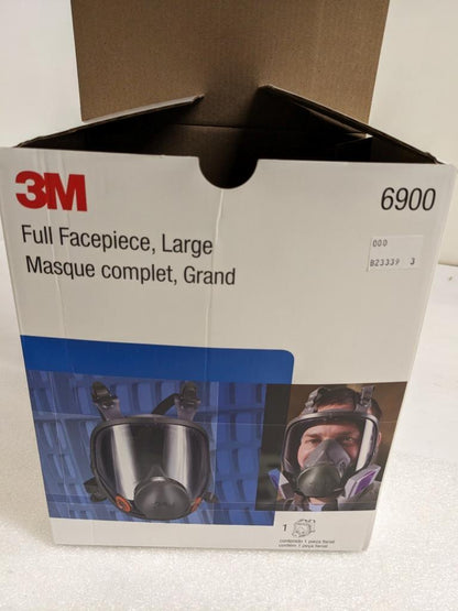 3M 6900 FULL-FACE LARGE RESPIRATOR MASK H-1472 NEW BSR3.1