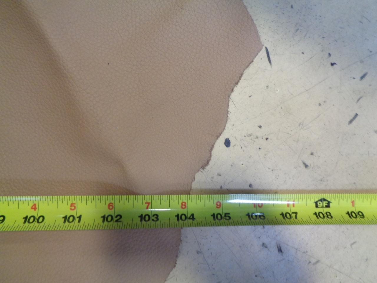 LEATHER HIDE 39.28 SQUARE FEET/3.65 SQUARE METERS TAN NEW N.3 SR