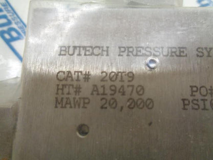 Butech Pressure Systems 20T9 316CW 5883 20K PSI MP Tee Fitting 3 PACK New R11TC