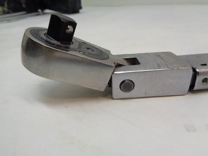 USED FLEX-HEAD 1/2" DRIVE 40-250ftlb CLICK TYPE TORQUE WRENCH R22