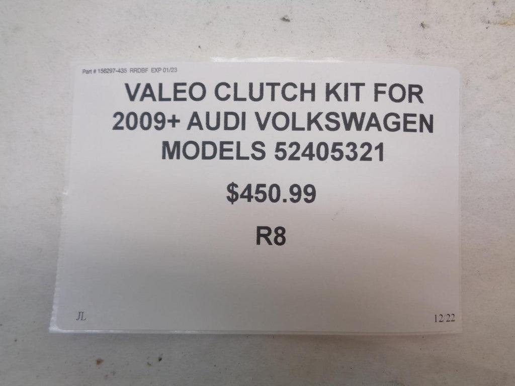 VALEO CLUTCH KIT for 2009+ AUDI A3 VOLKSWAGEN GOLF JETTA MODELS 52405321 R8