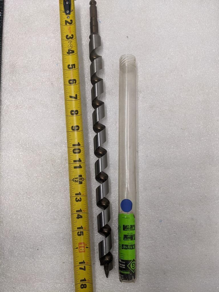 GREENLEE 37870 NAIL EATER II AUGER BIT 13/16" X 18" MISSING HALF CASE NEW D0