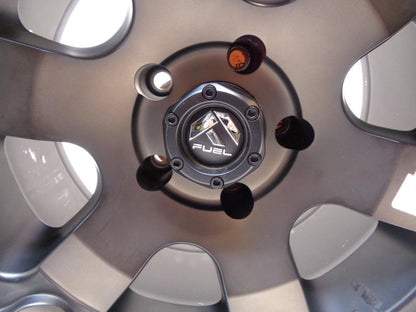 NEW FUEL OFFROAD MATTE BLACK MACHINED w DARK TINT 17x9 ET1 D56417907350 WHEEL SR