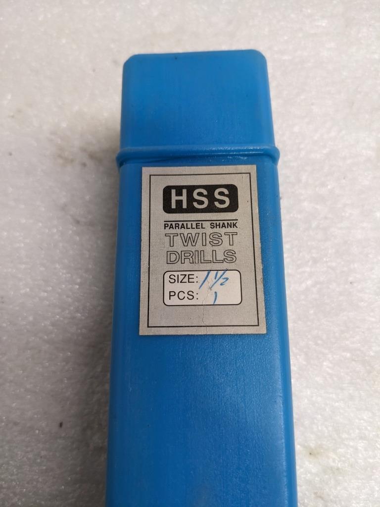 UNBRANDED HSS PARALLEL SHANK TWIST DRILL BIT 1-1/2" NEW R22T5