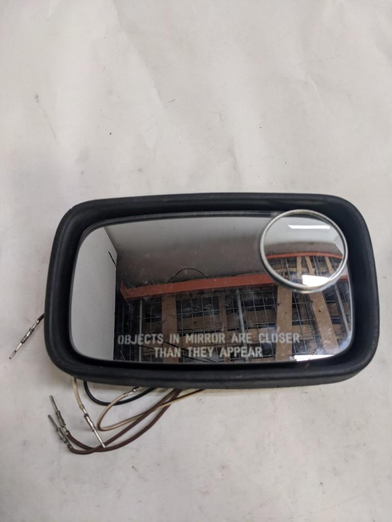 PORSCHE 944 INCOMPLETE EXTERIOR DOOR SIDE MIRROR FRAME 94473104101 #4 USED R25