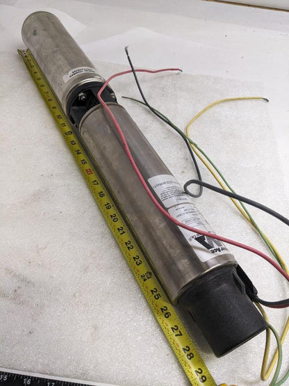 WATER ACE R302A SUBMERSIBLE 4" DEEP WELL PUMP 3-WIRE 1HP 10GPM 230V NEW H2