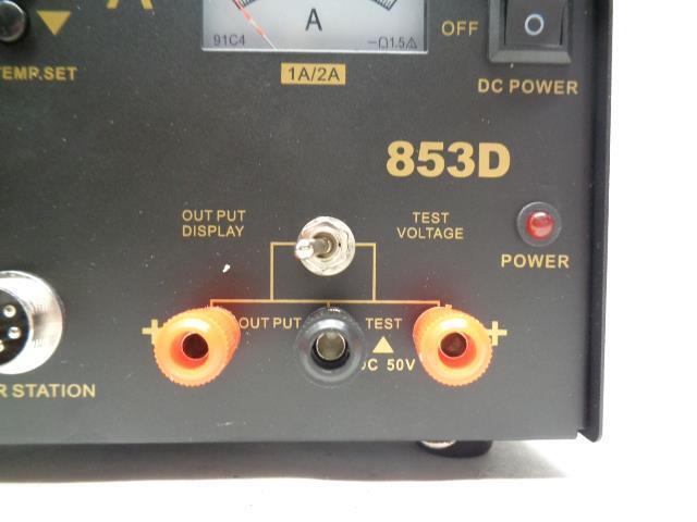 853D 3-IN-1 MULTI-FUNCTION SOLDERING IRON HOT AIR GUN AND DC SUPPLY R29