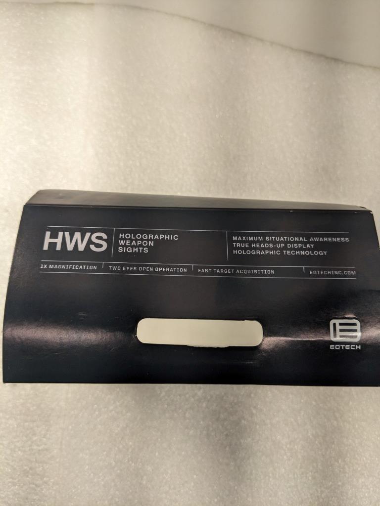 EOTECH HWS 558 A65 HOLOGRAPHIC WEAPON SIGHT BLACK 68 MOA RING 1 MOA DOT NEW FOC
