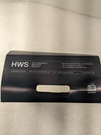 EOTECH HWS 558 A65 HOLOGRAPHIC WEAPON SIGHT BLACK 68 MOA RING 1 MOA DOT NEW FOC