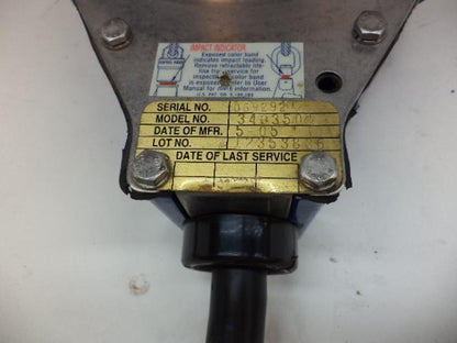 DBI-SALA SELF RETRACTING LIFELINE 85FT GALVANIZED CABLE SEALED 3403501 USED H2