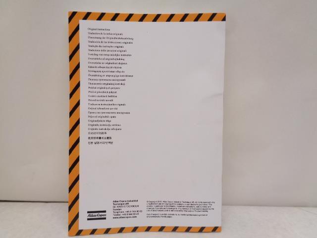NEW ATLAS COPCO STRAIGHT PNEUMATIC DIE GRINDER 18000RPM LSF29 S180 R29