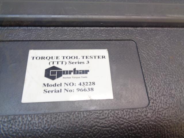 USED NORBAR TTT TORQUE TOOL TESTER SERIES 3 DIGITAL MONITOR 43228 R27