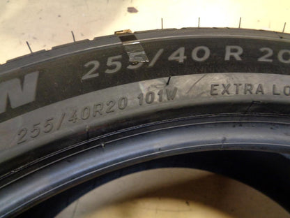 MICHELIN PILOT SPORT EV FOAM (TO) TESLA P 255 40 20 101W XL TIRE 89335 BQ3