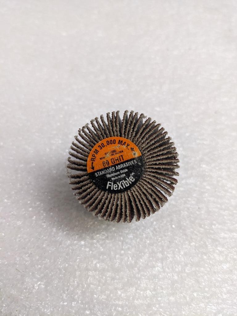 STANDARD ABRASIVES 622425 FLAPWHEELS 10-COUNT 1-1/2"X1" 60 GRIT NEW R5