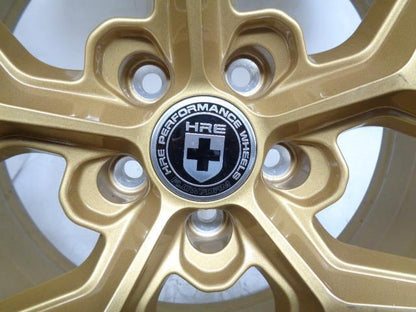 NEW HRE PERFORMANCE FLOWFORM FF11 WHEEL 20x10.5 ET35 5x112 GOLD RUSH FINISH WR