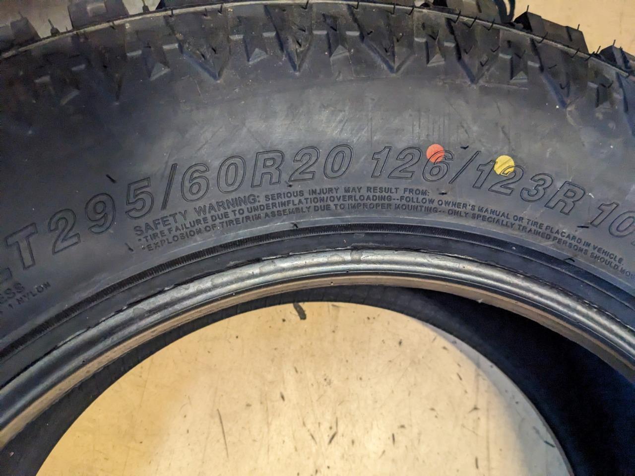 ATTURO TRAIL BLADE X/T BSW LT 295 60 20 126/123R LRE 10PLY TIRE TBXTI0048354 CQ2
