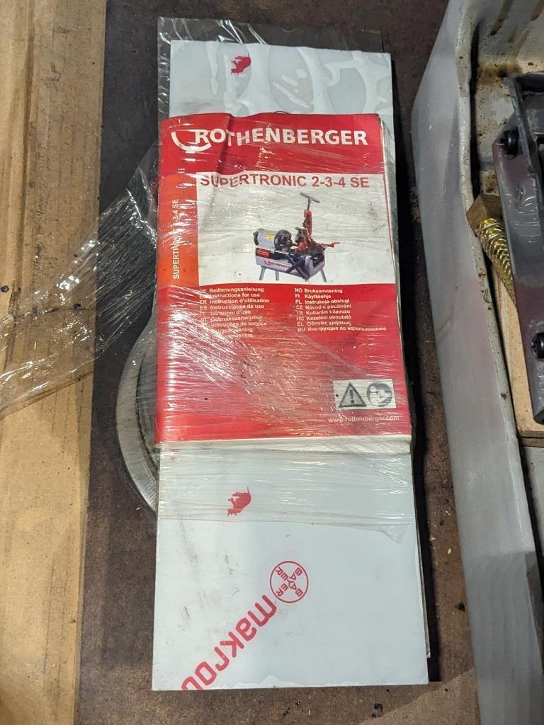 ROTHENBERGER 63006 Pipe Threading Machine 1/2 To 4 In B2